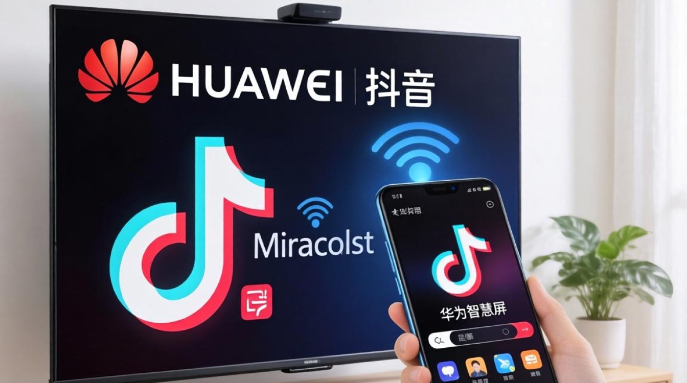 华为怎么在电视投屏抖音