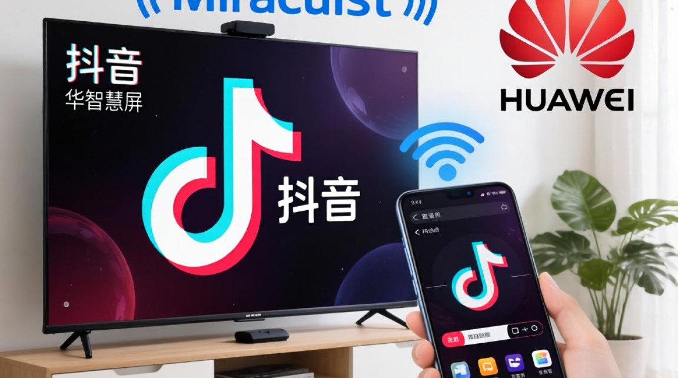 华为怎么在电视投屏抖音
