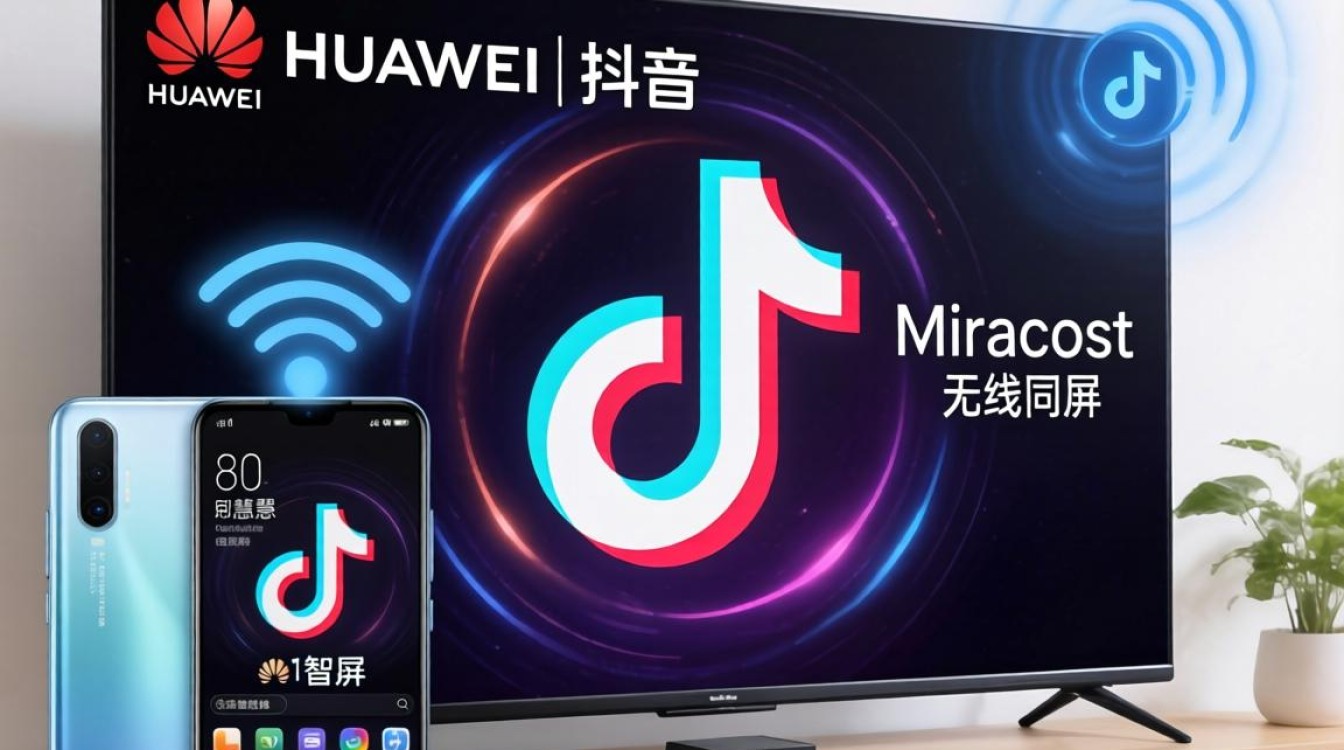 华为怎么在电视投屏抖音