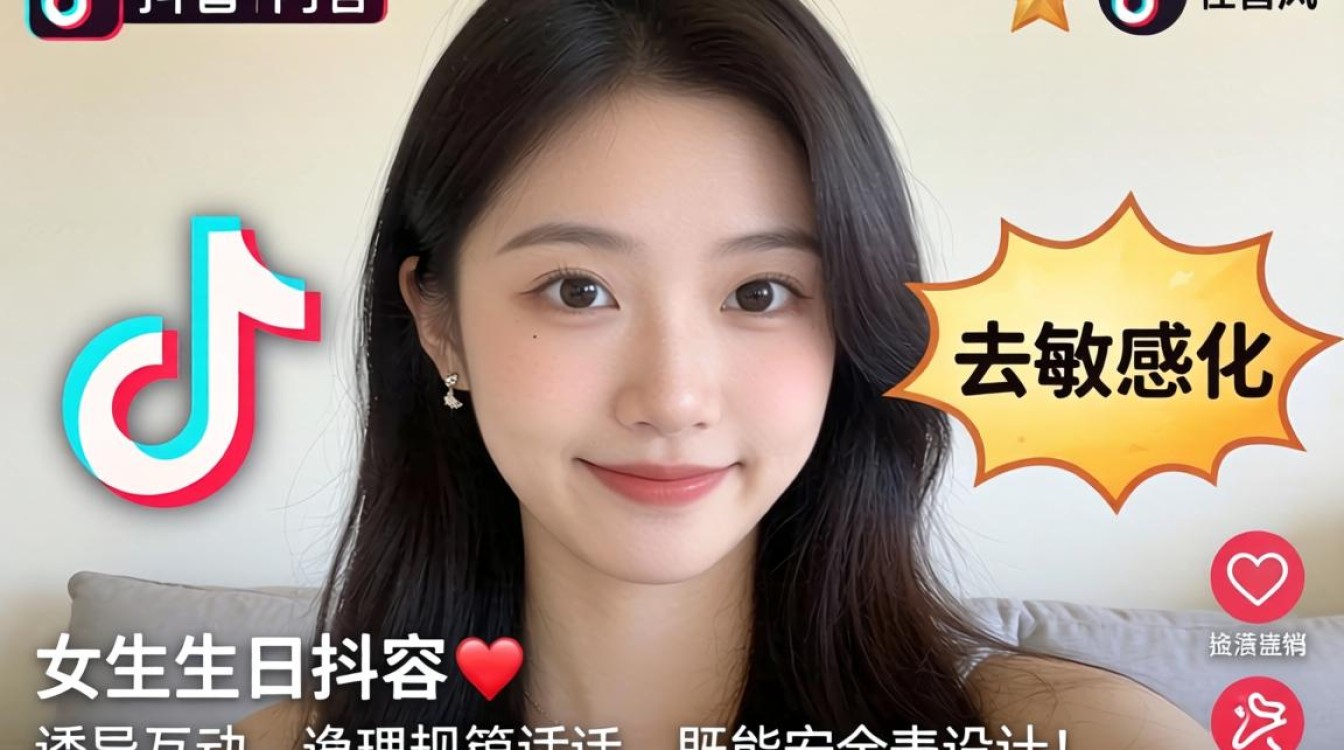 闺女生日抖音怎么发说说避免违规