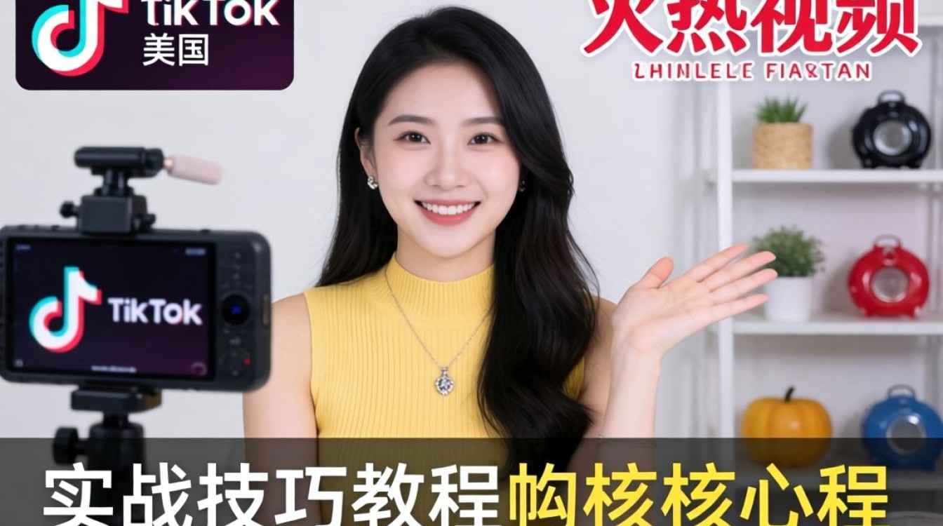 直播带货美国TikTok最火视频实战技巧教程