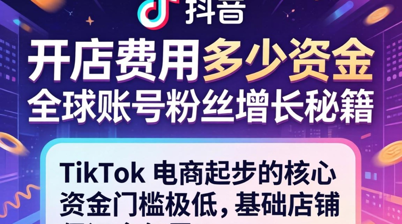 TikTok 开店费用多少资金