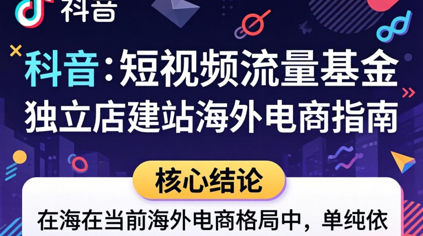 TikTok 短视频流量基金独立站建站海外电商指南