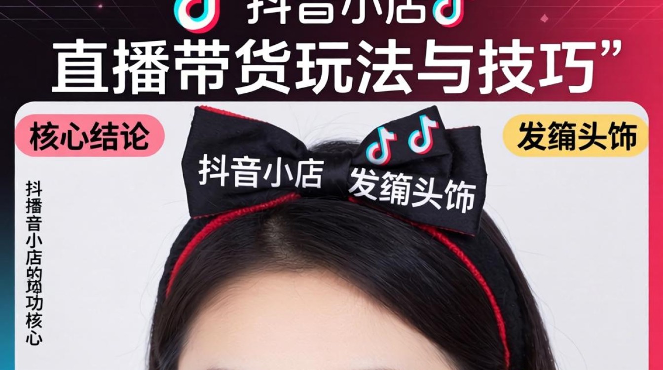 抖音小店发箍头饰带货技巧