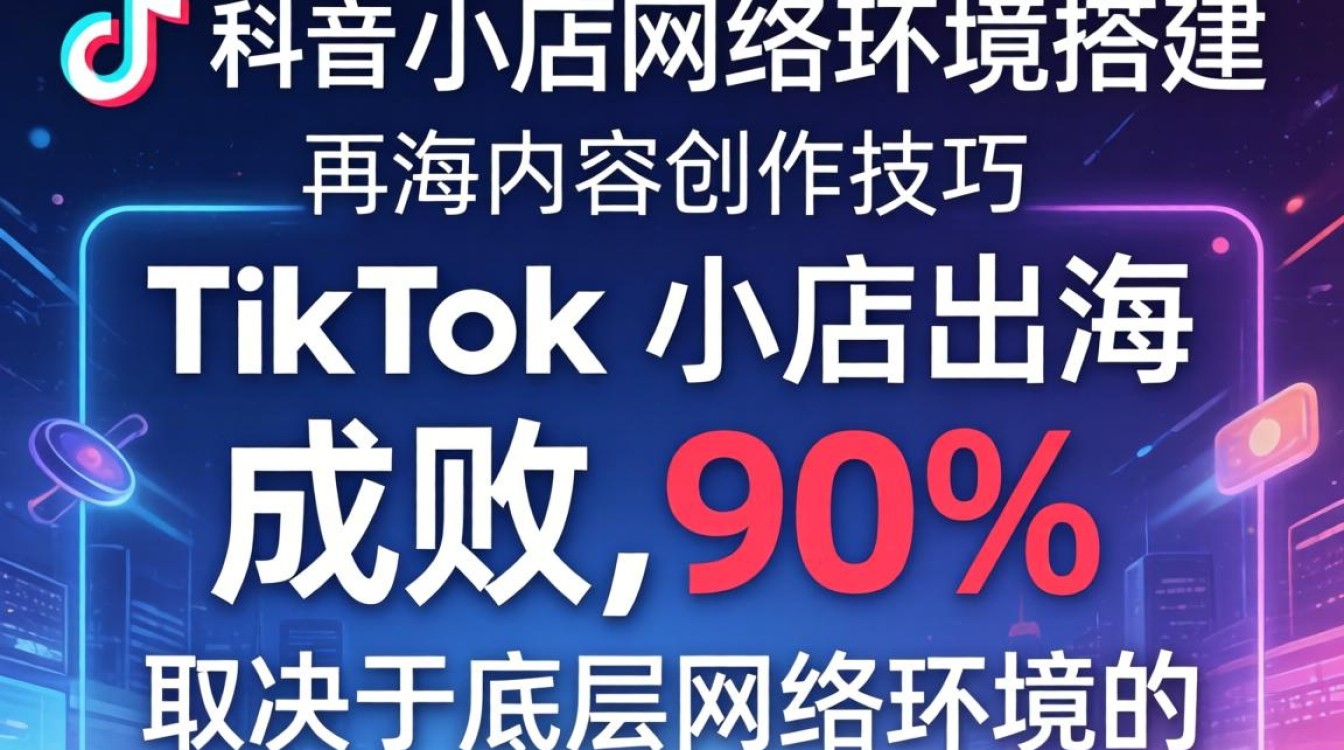 TikTok 小店网络环境搭建出海内容创作技巧