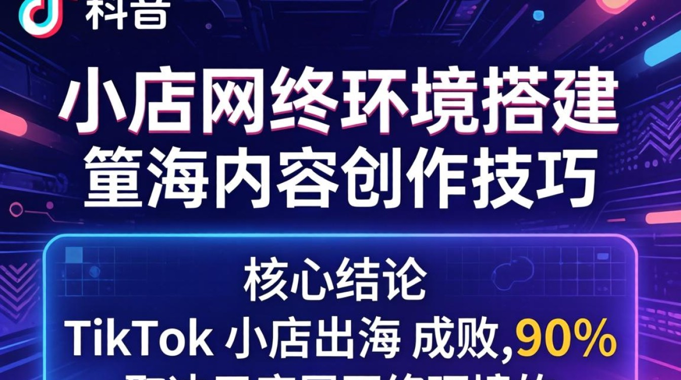 TikTok 小店网络环境搭建出海内容创作技巧