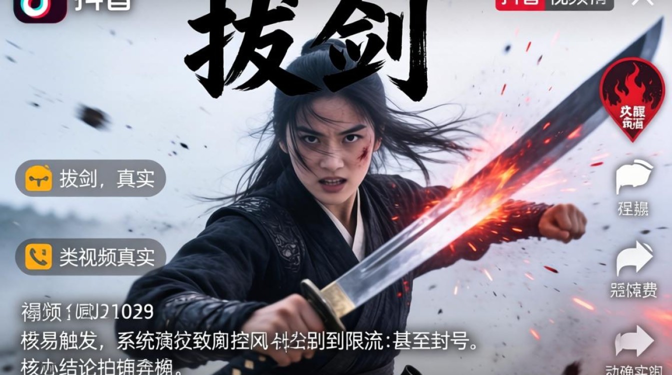 抖音拔剑违规被封规则解读