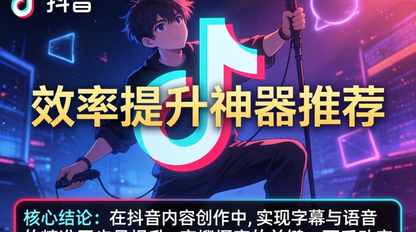 抖音的同步字幕怎么弄