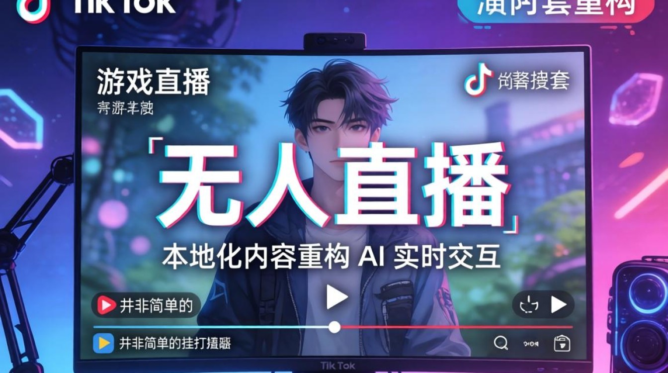 TikTok 无人游戏直播北京怎么做