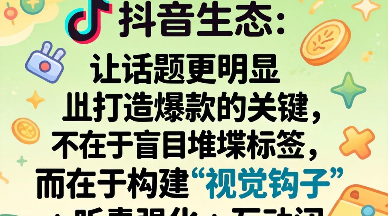 抖音怎么让话题更明显些