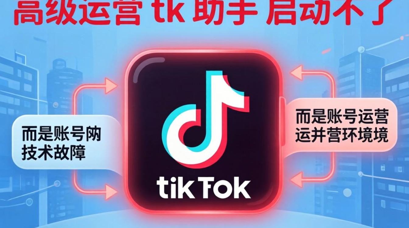 高级运营 tk 助手启动不了怎么办