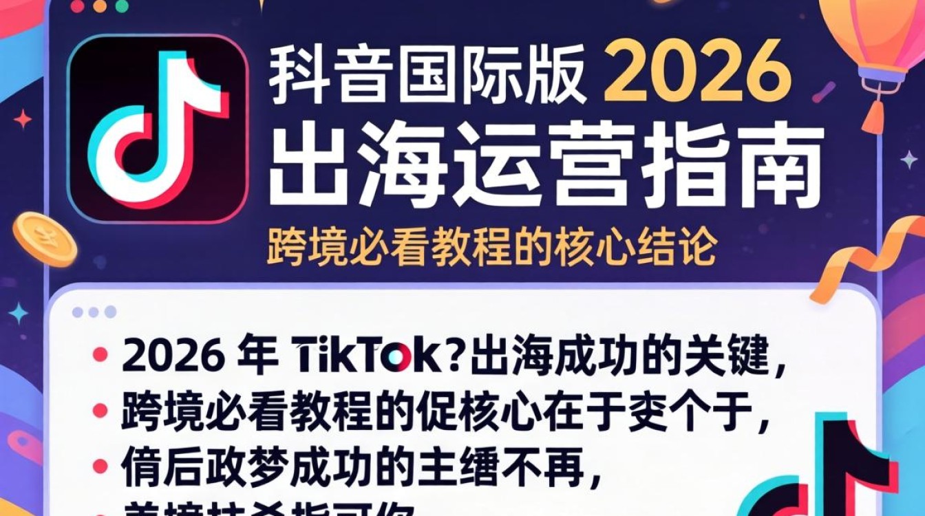 TikTok 国际版 2026 出海运营指南
