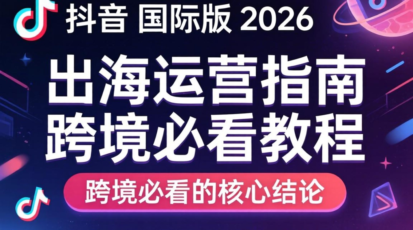 TikTok 国际版 2026 出海运营指南