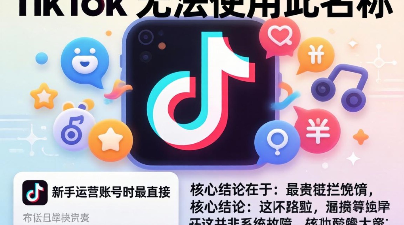 TikTok 无法使用此名称怎么办