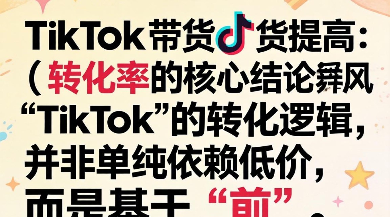 如何在tiktok带货提高转化率