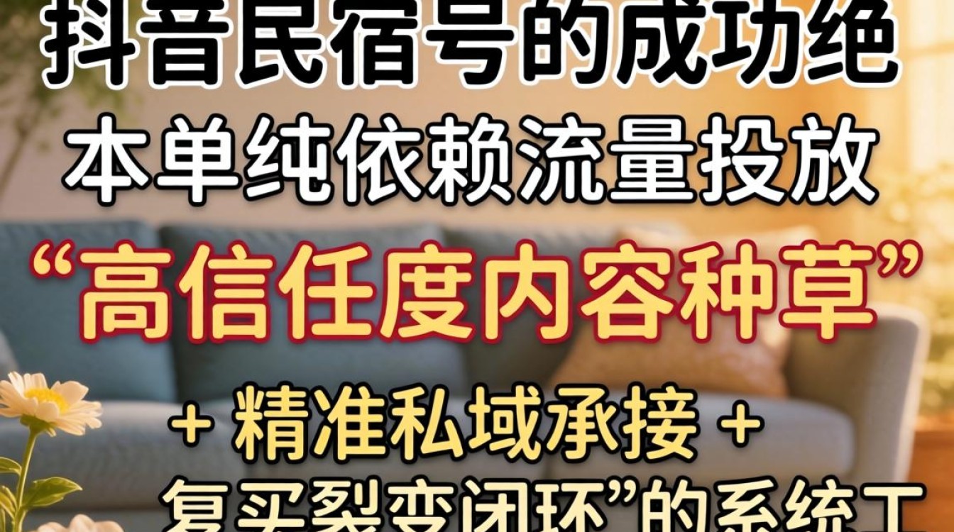 抖音民宿号怎么打造的
