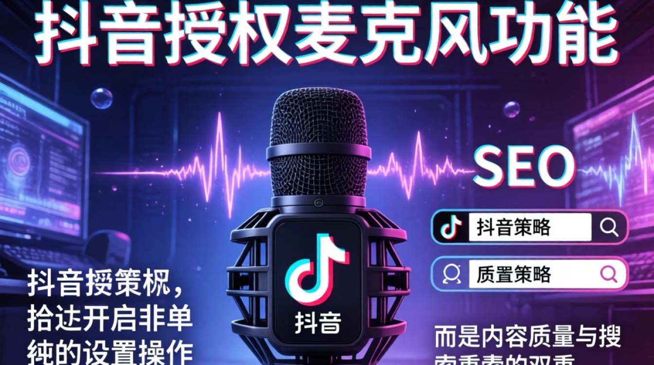 抖音授权麦克风开启方法