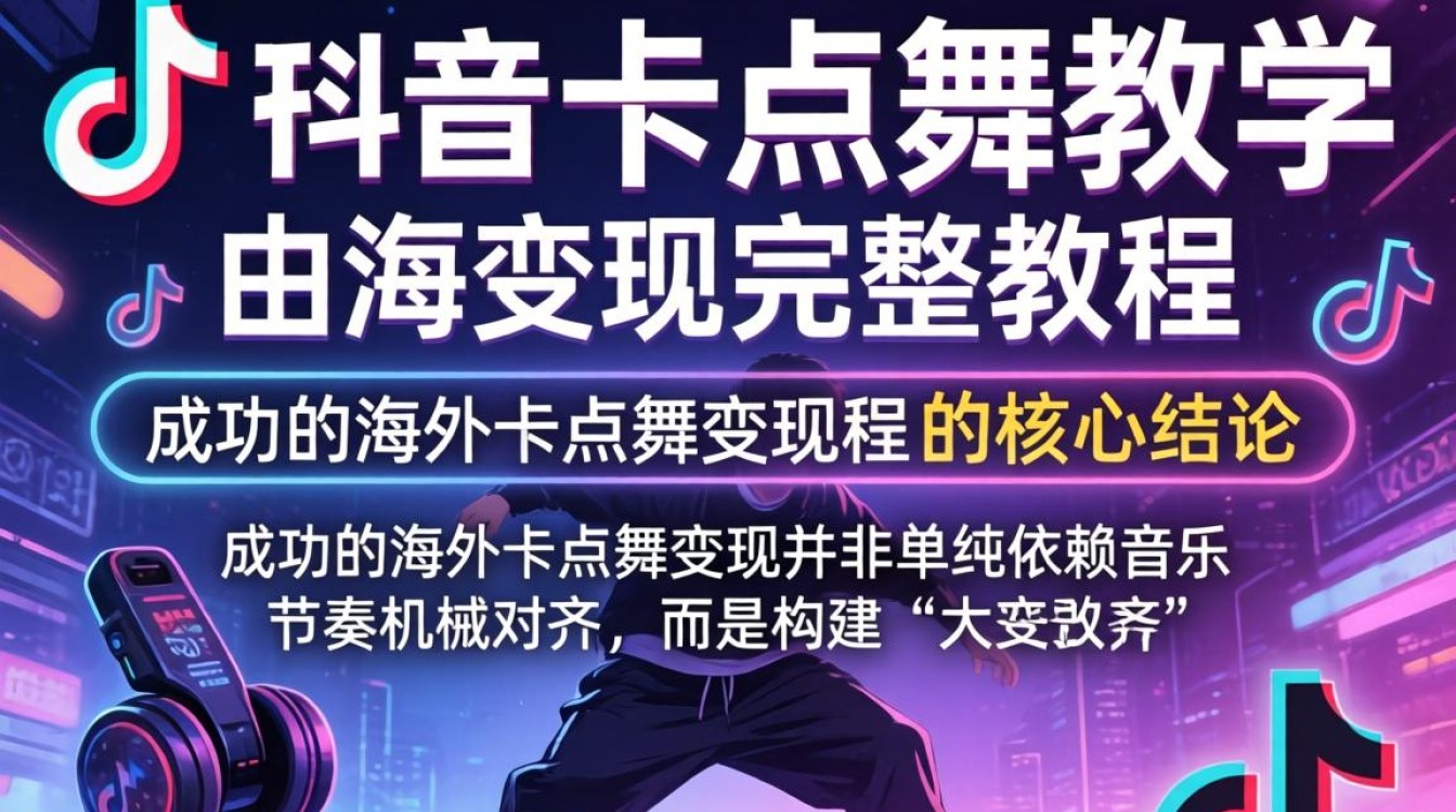 TikTok 卡点舞教学出海变现完整教程