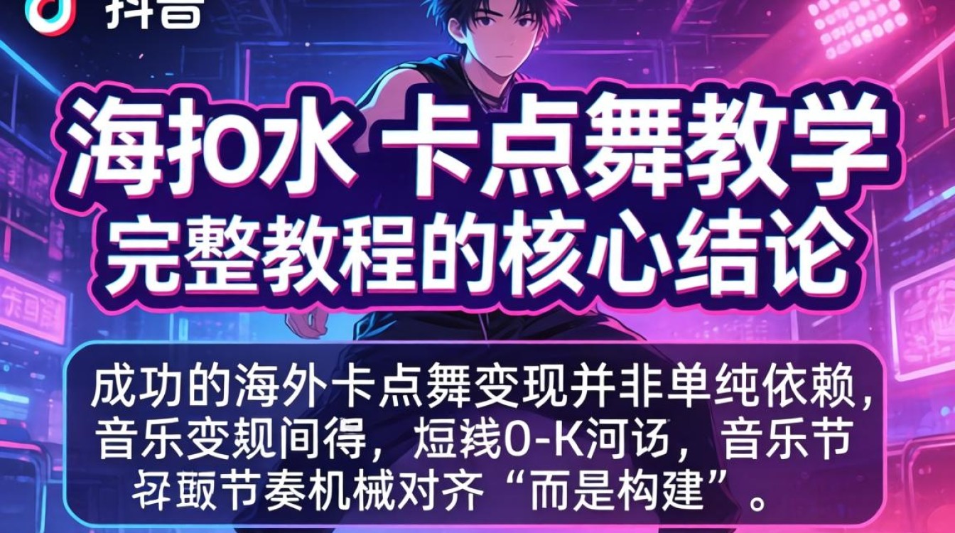 TikTok 卡点舞教学出海变现完整教程