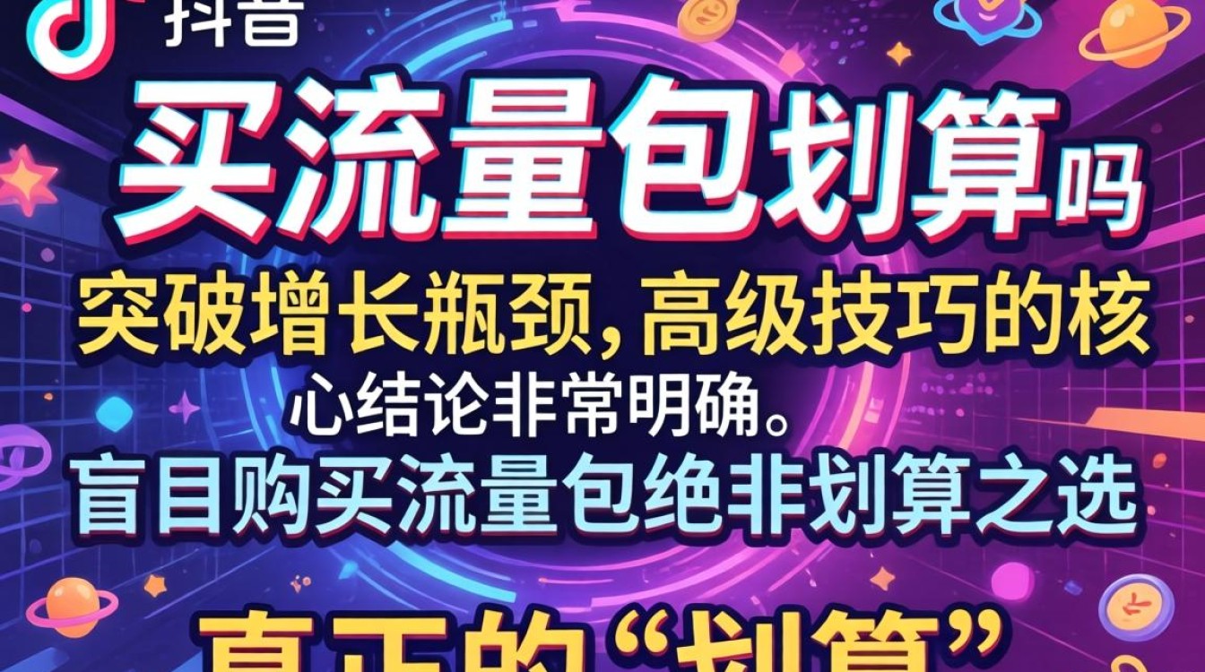 抖音怎么买流量包划算吗