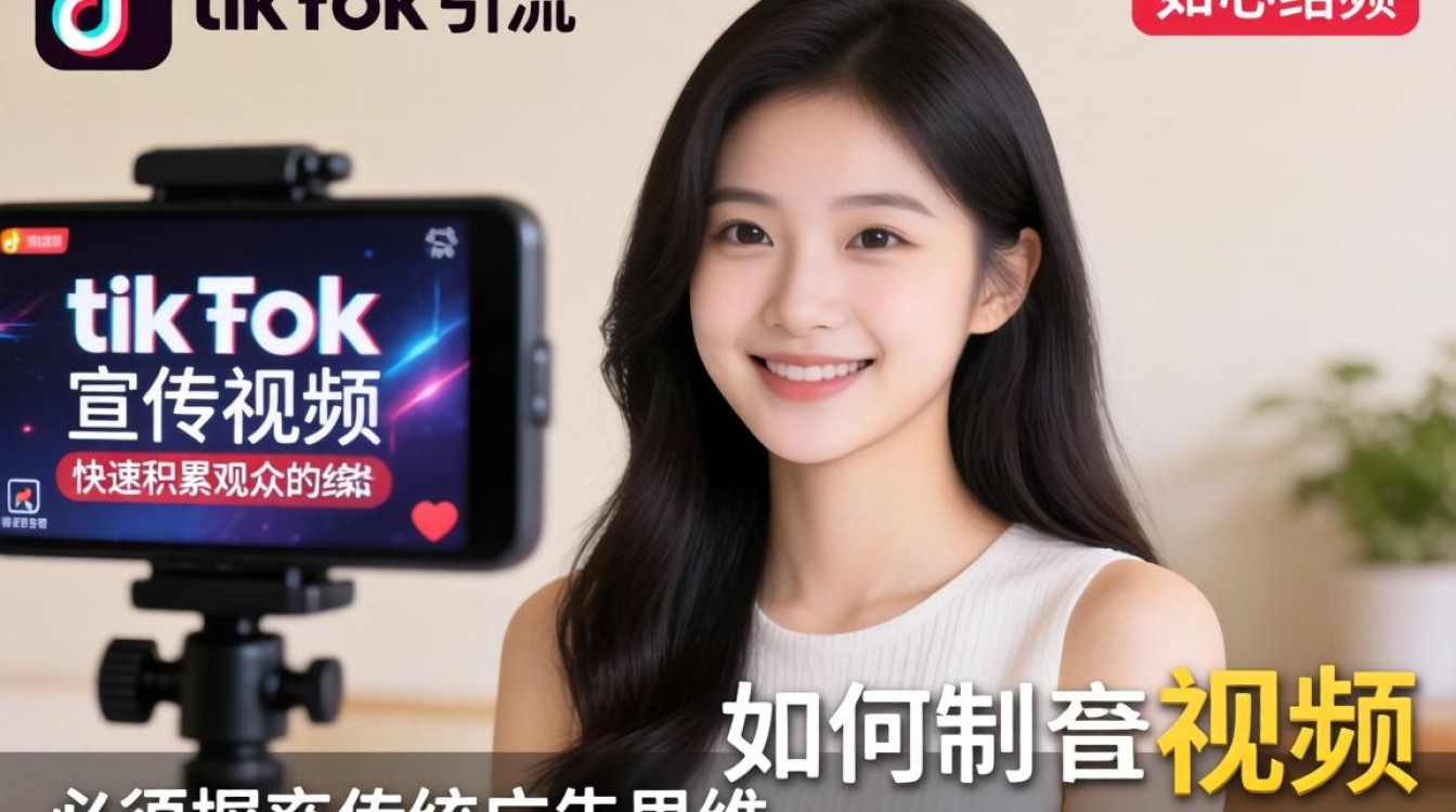 直播引流如何制作tiktok宣传视频