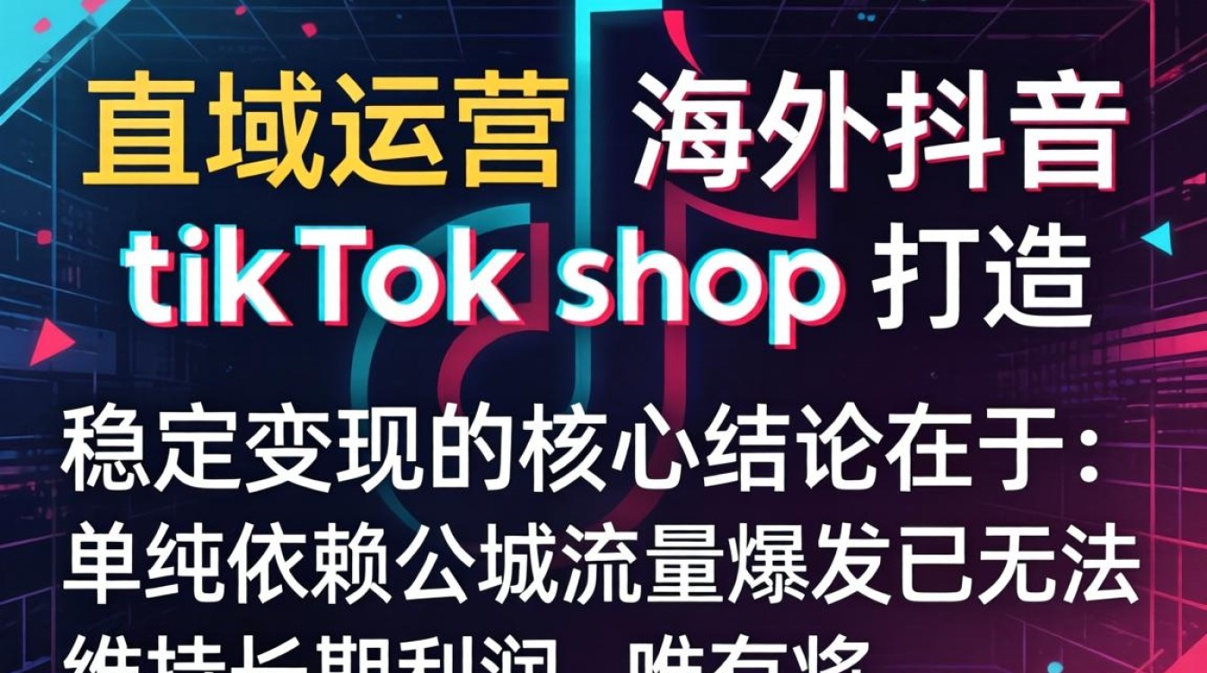 私域运营海外抖音TikTok Shop如何打造稳定变现