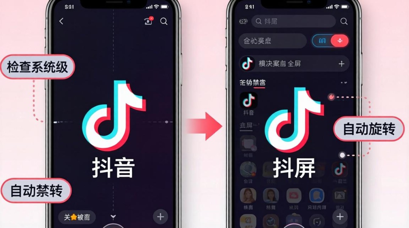 抖音界面旋转问题怎么解决