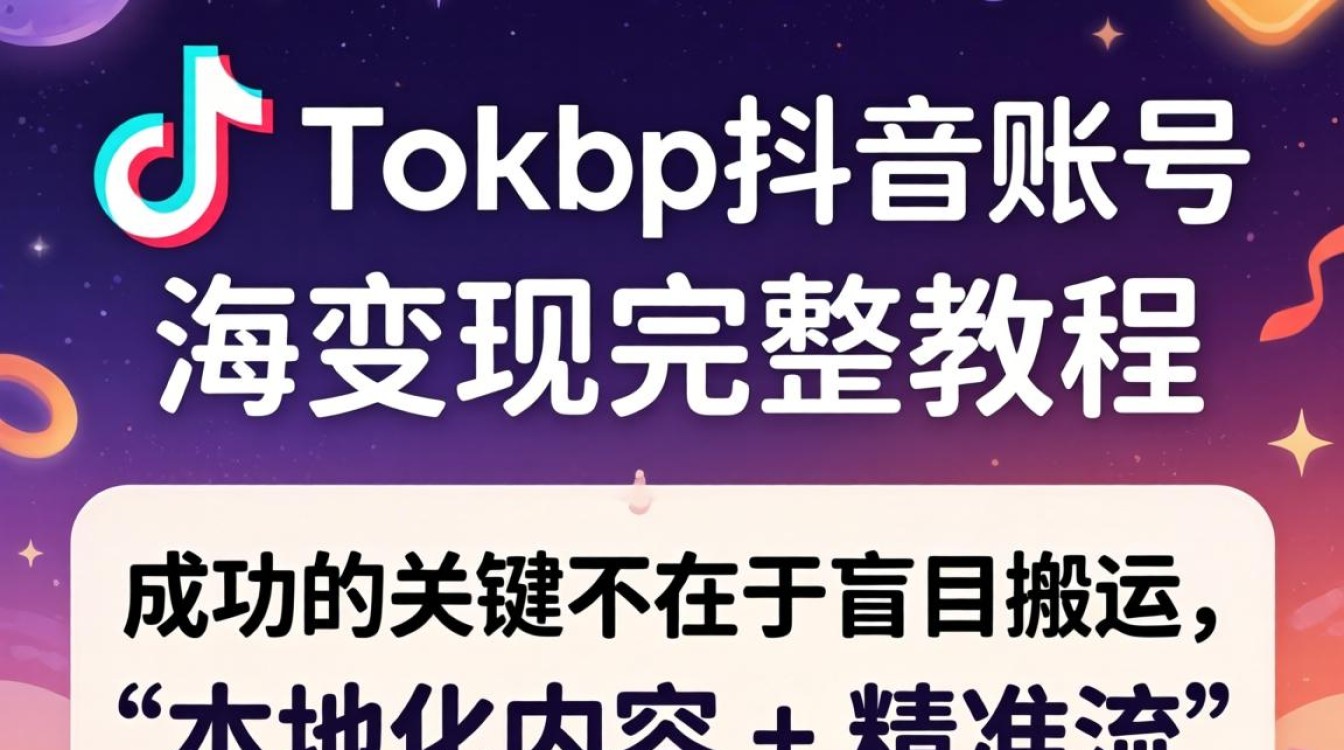 TikTok bp抖音账号出海变现完整教程