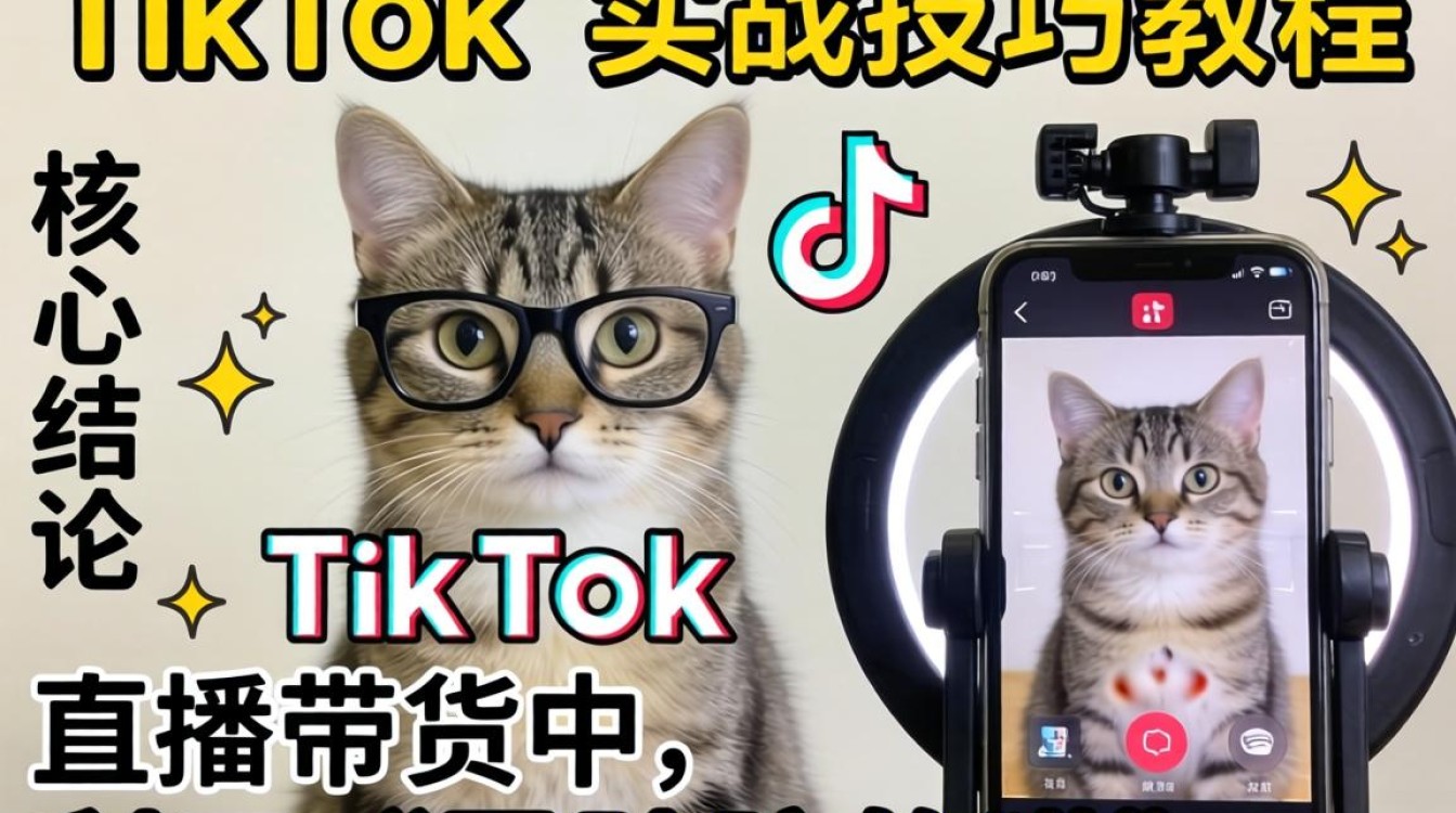 直播带货露肚脐的猫 TikTok 实战技巧教程