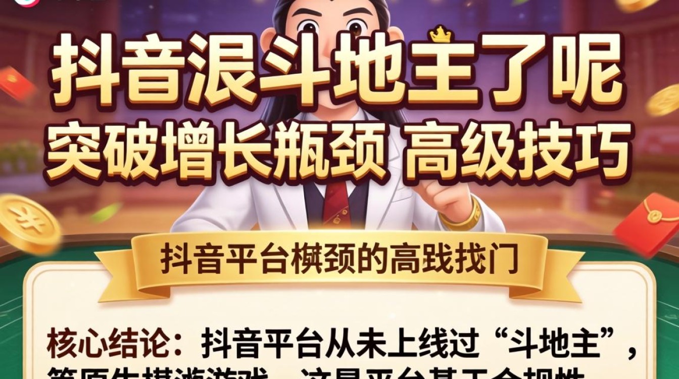 抖音游戏突破增长瓶颈的高级技巧