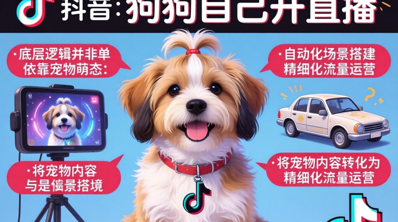 TikTok 狗狗自己开直播怎么回事