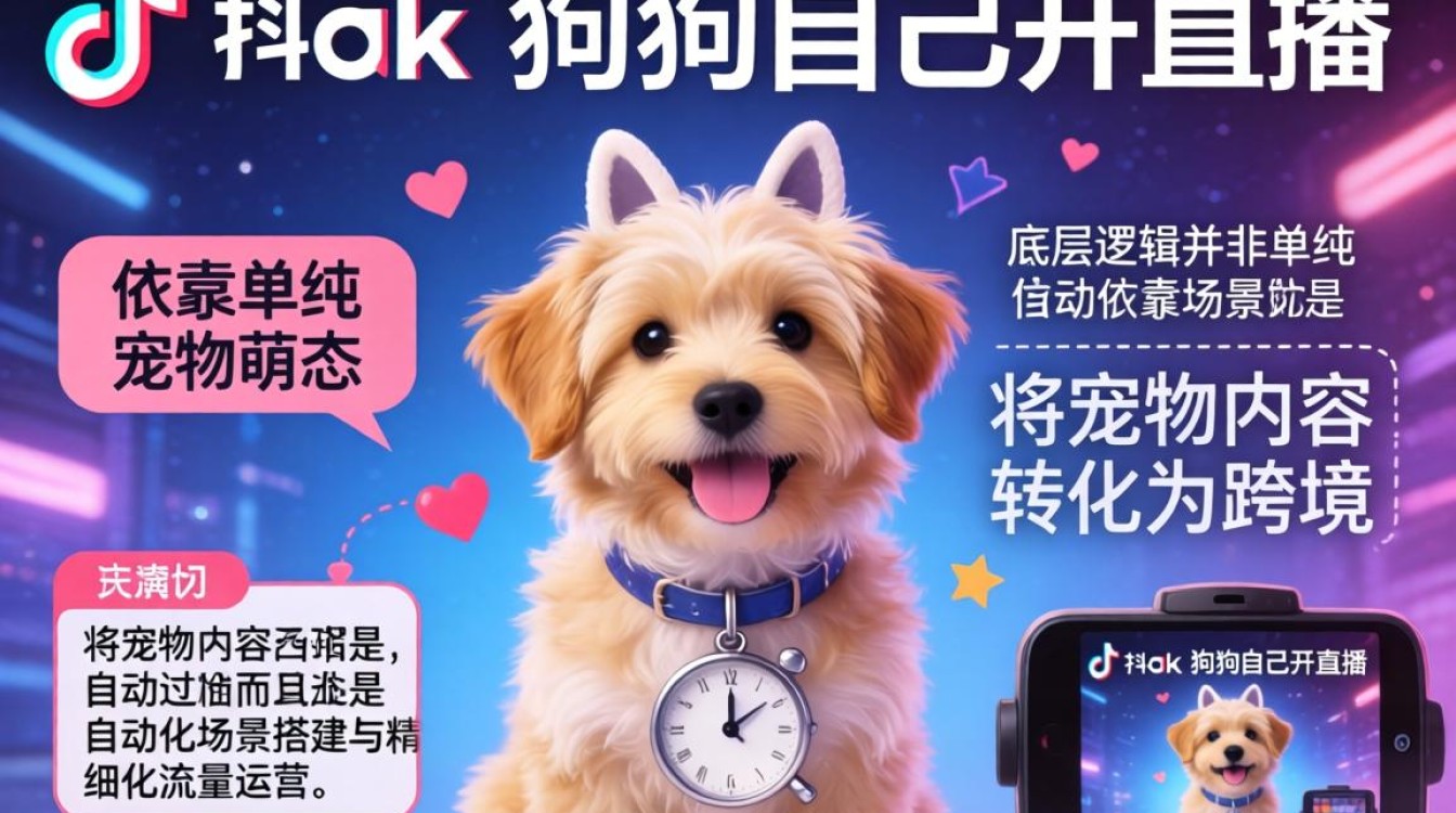 TikTok 狗狗自己开直播怎么回事
