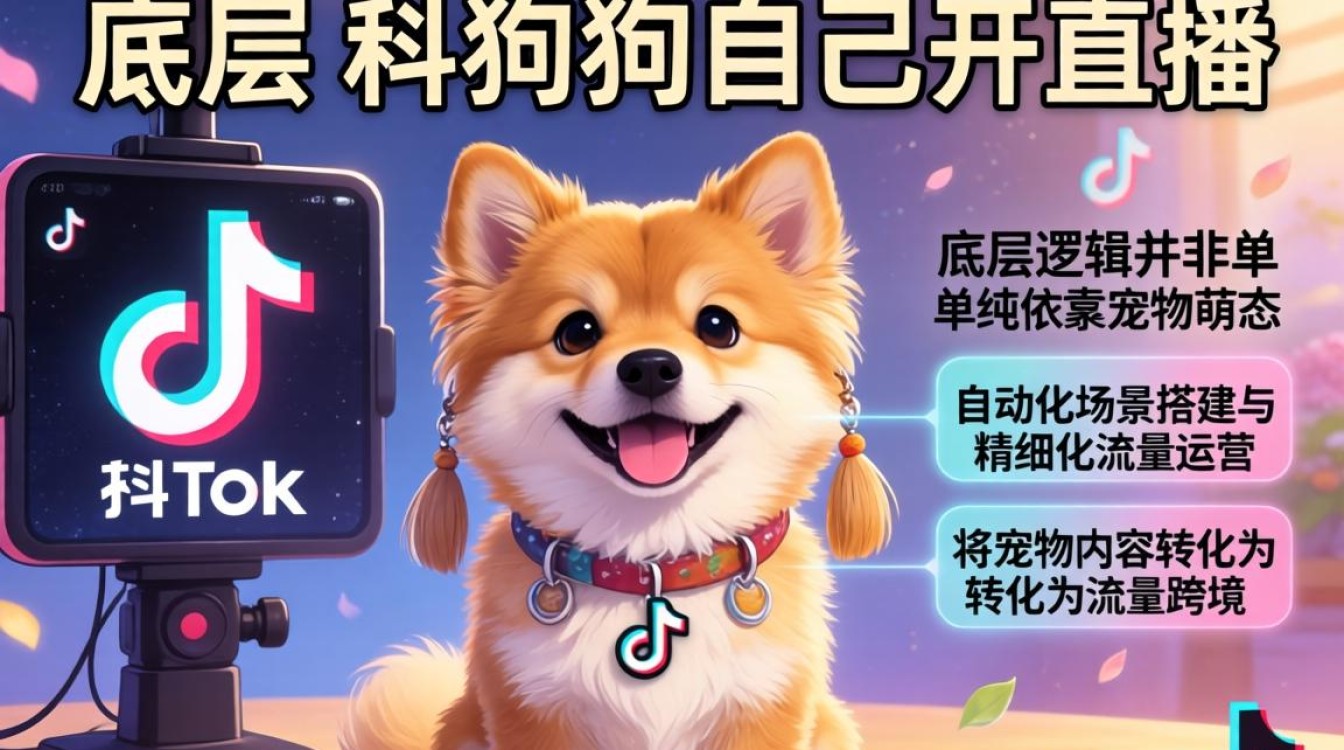 TikTok 狗狗自己开直播怎么回事