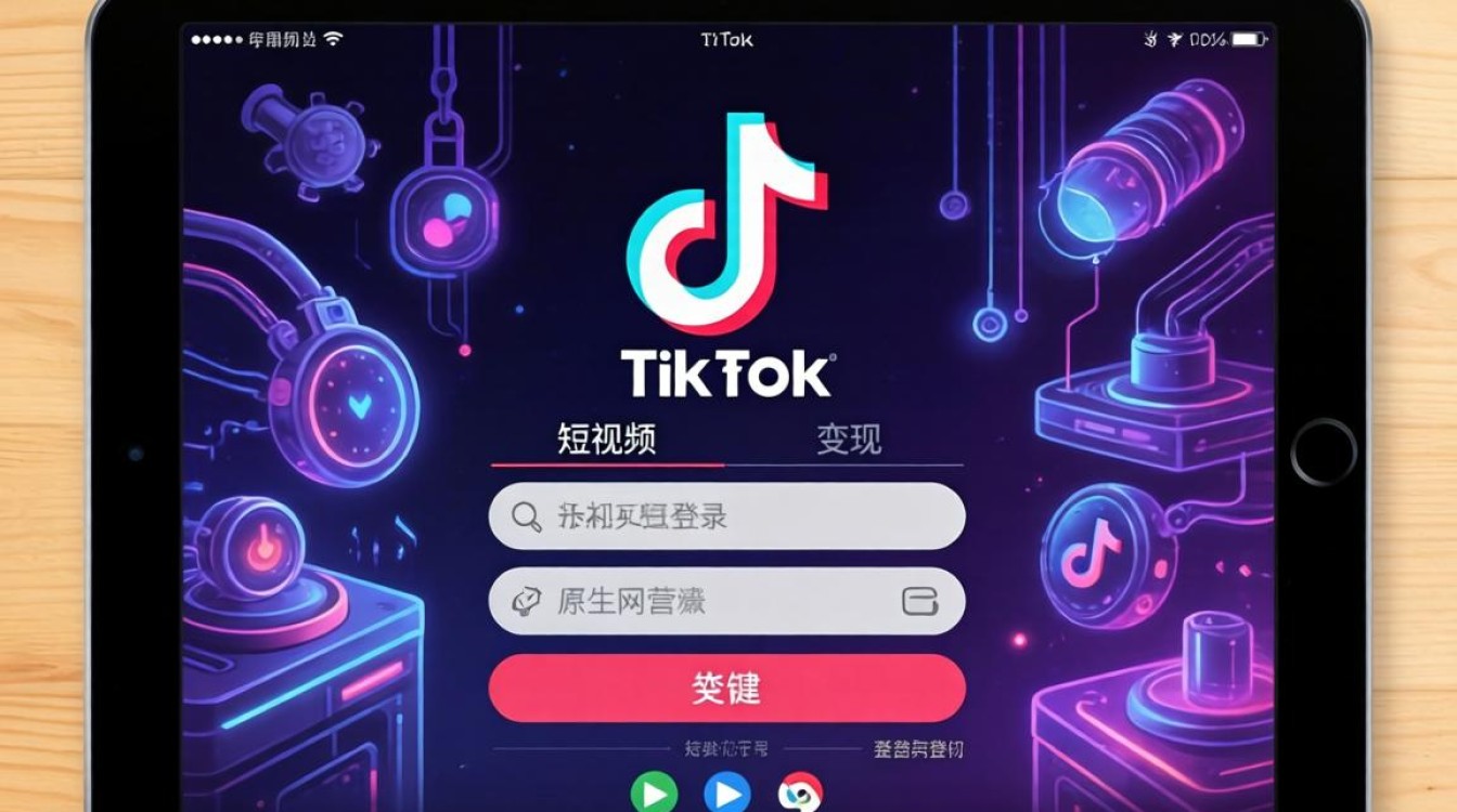 短视频怎么用 iPad 登录 TikTok
