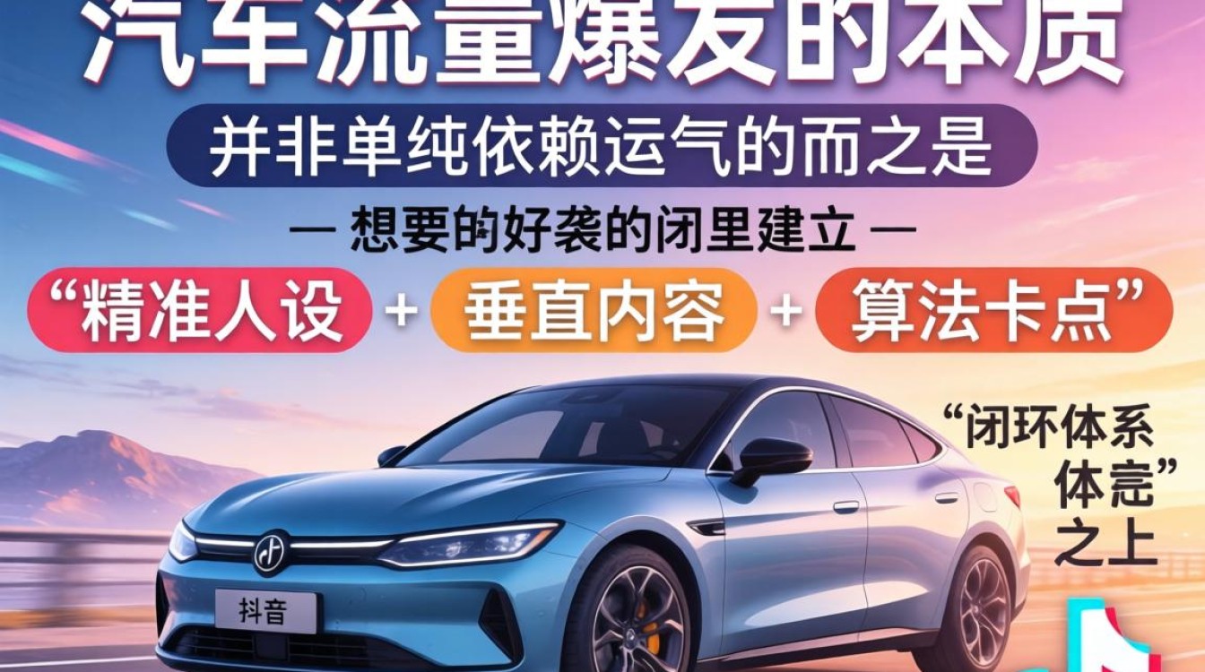 怎么获得抖音汽车流量