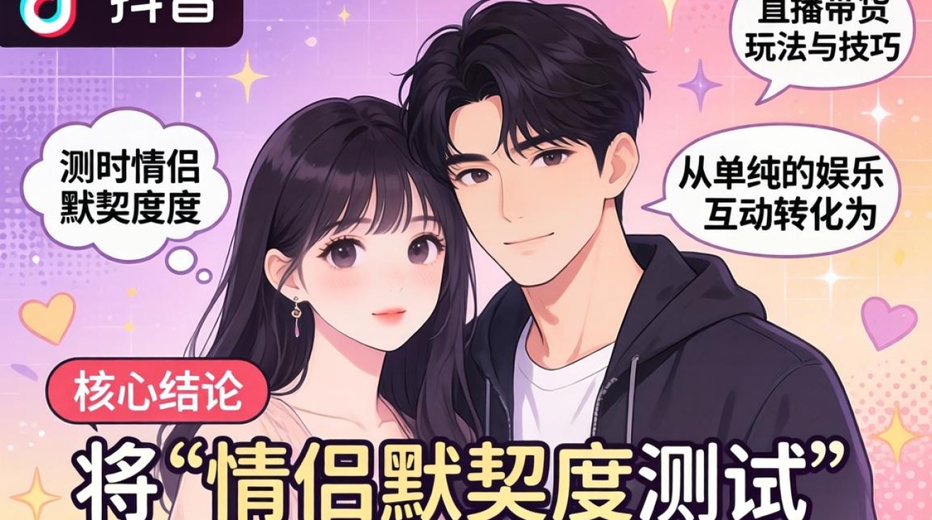 情侣默契度测试玩法与直播带货技巧