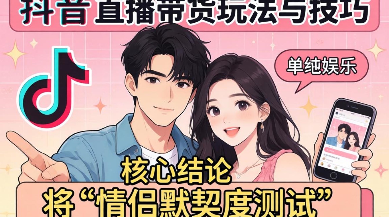 情侣默契度测试玩法与直播带货技巧