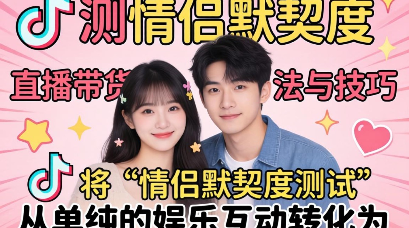 情侣默契度测试玩法与直播带货技巧