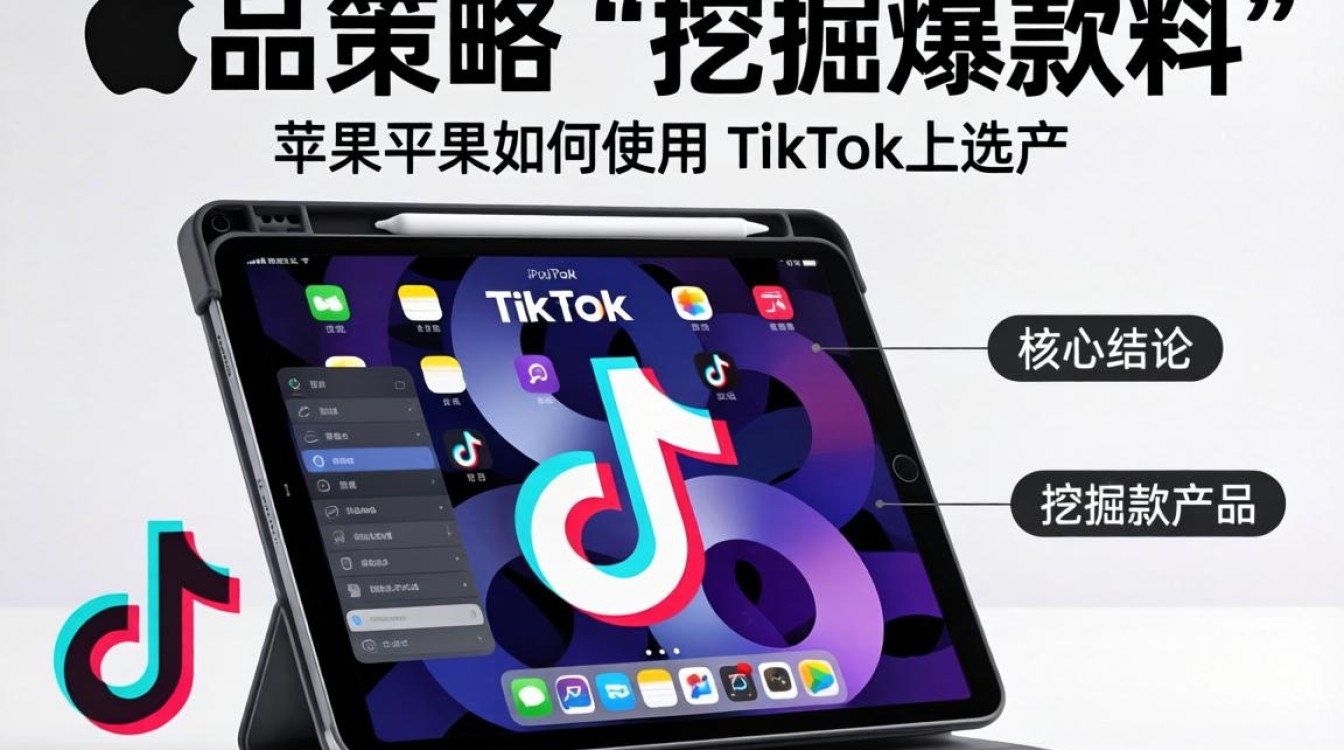 选品策略苹果ipad如何使用tiktok挖掘爆款产品