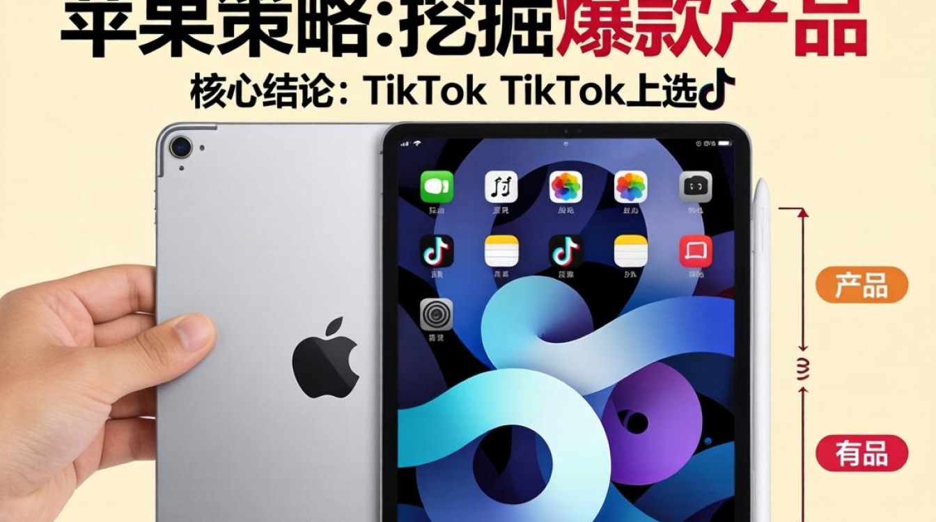 选品策略苹果ipad如何使用tiktok挖掘爆款产品