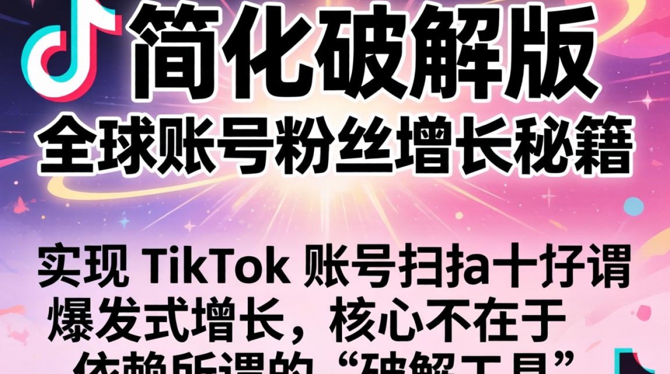 TikTok 简化破解版全球账号粉丝增长秘籍