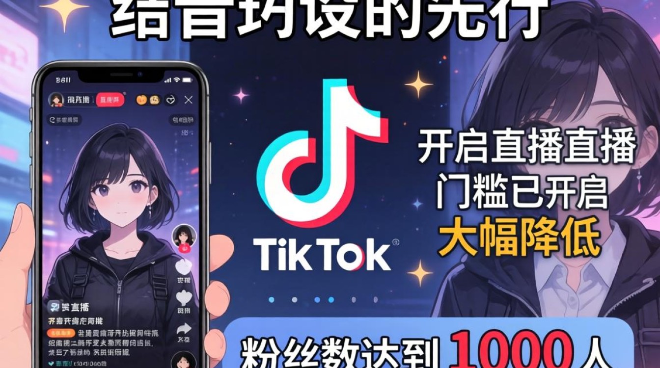 TikTok 多少粉丝可以直播