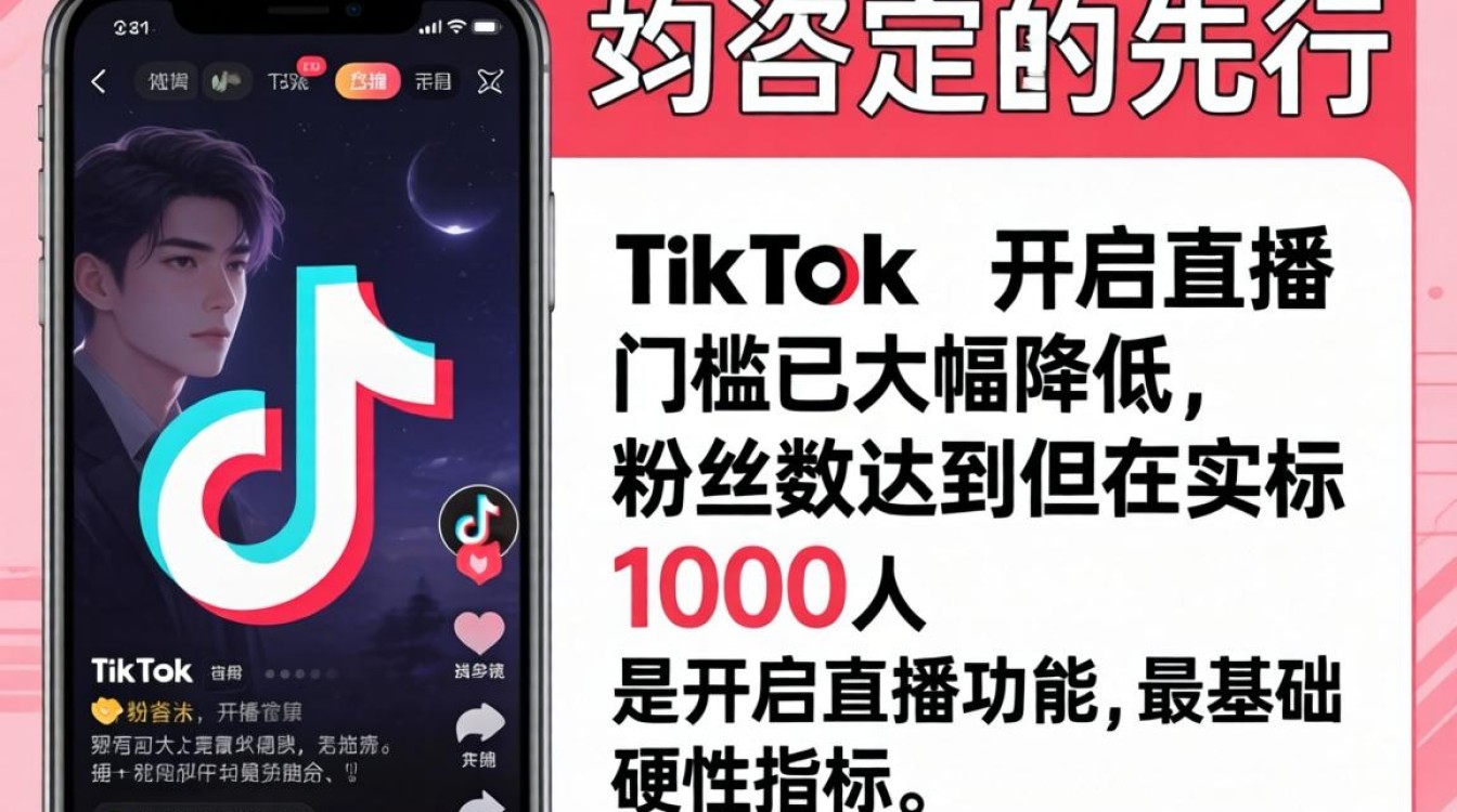 TikTok 多少粉丝可以直播