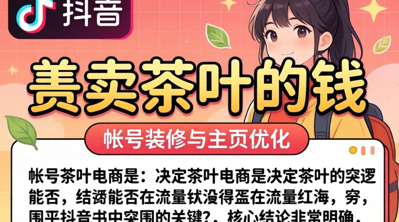 茶叶账号装修与主页优化技巧