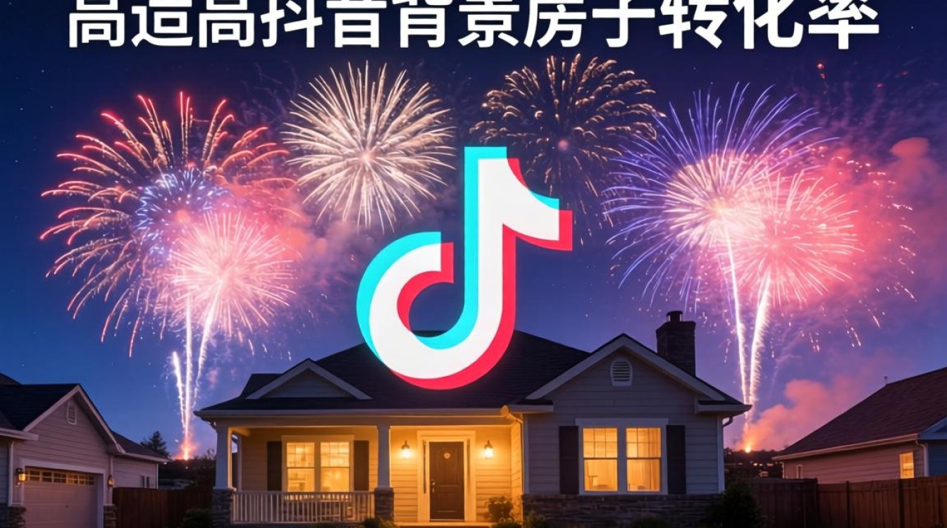 抖音烟花背景房子制作教程