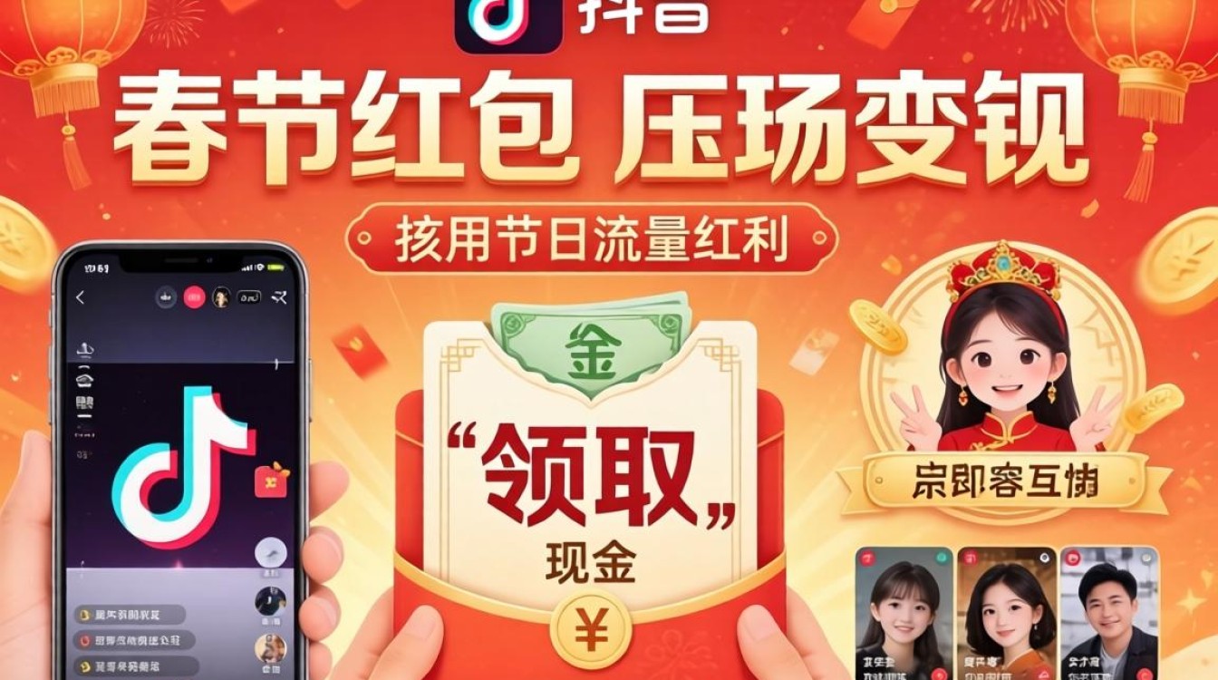 抖音怎么拿到压岁钱呢