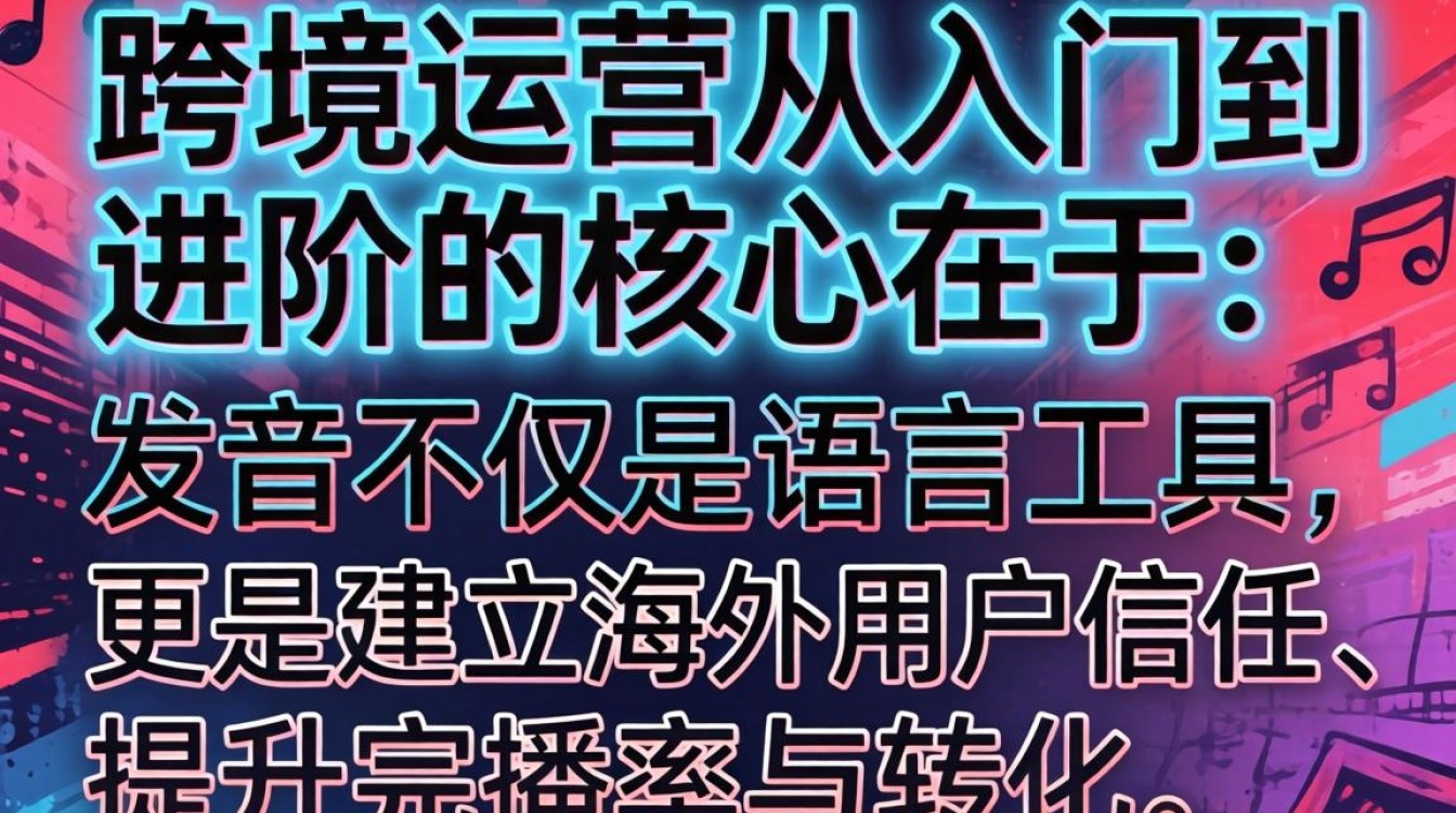 TikTok 发音技巧与跨境运营入门