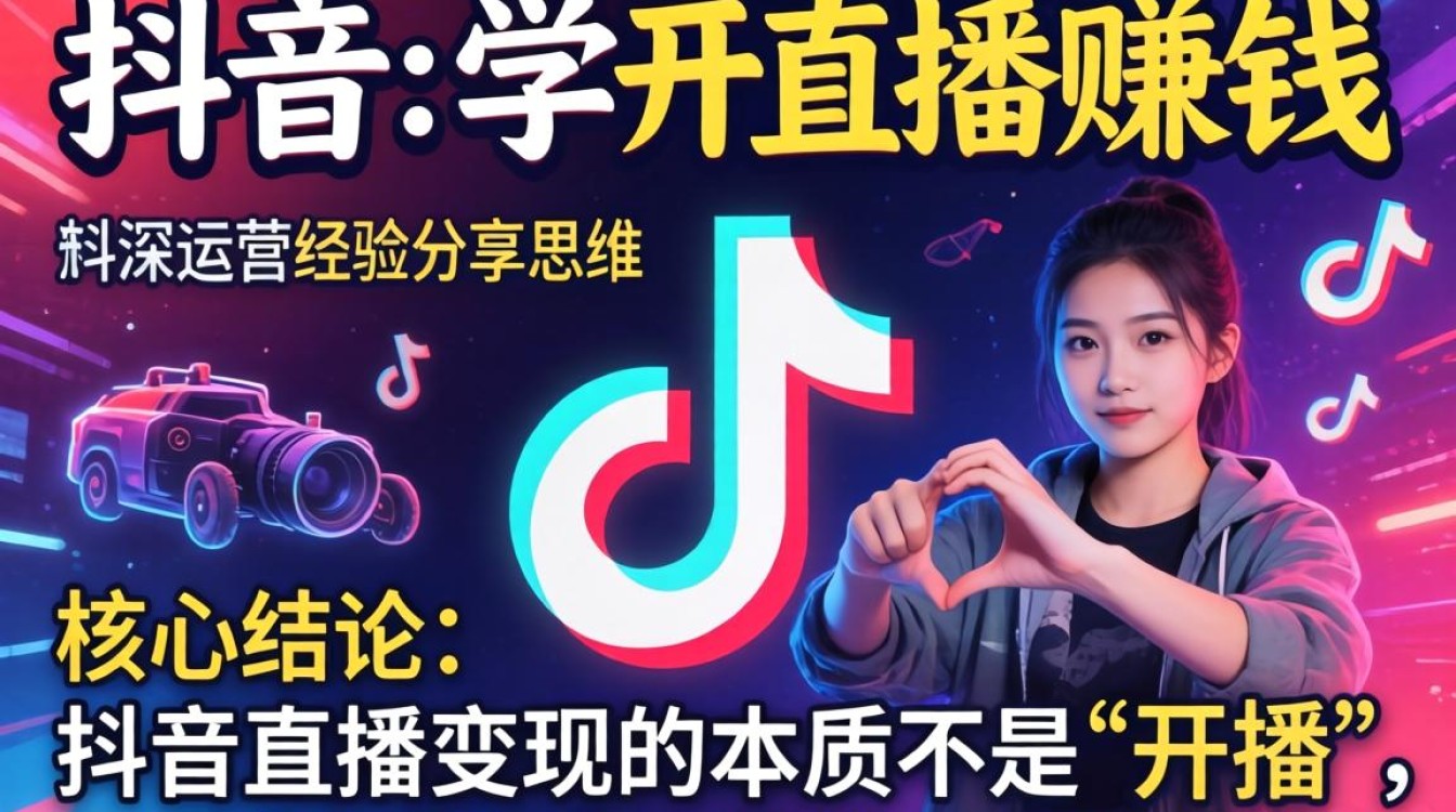 在抖音怎么学开直播赚钱