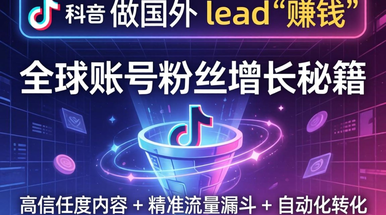 TikTok 做国外 lead 赚钱全球账号粉丝增长秘籍