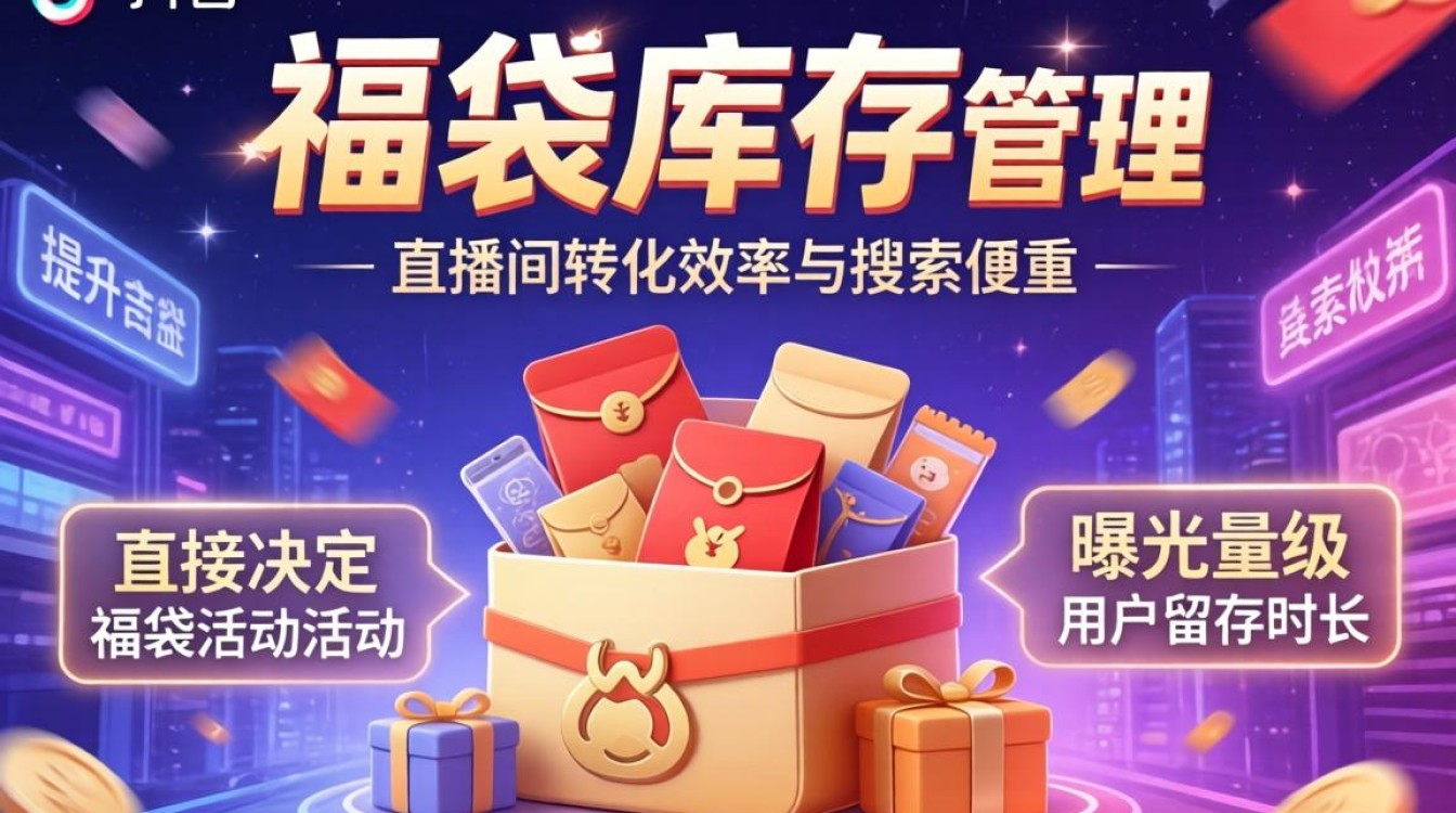 抖音福袋库存添加教程与搜索排名优化